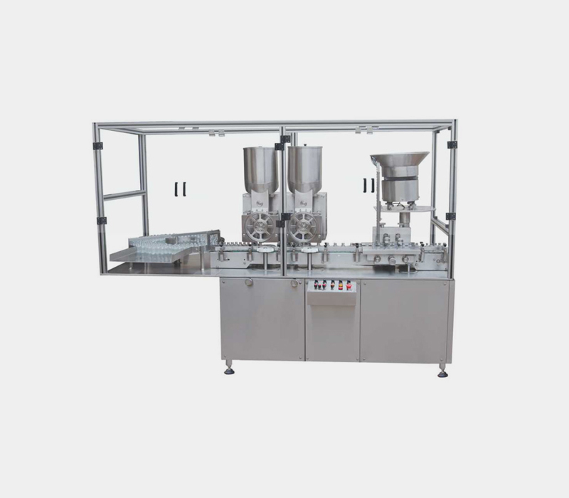 Automatic Injectable Powder Filling & Rubber Stoppering Machine