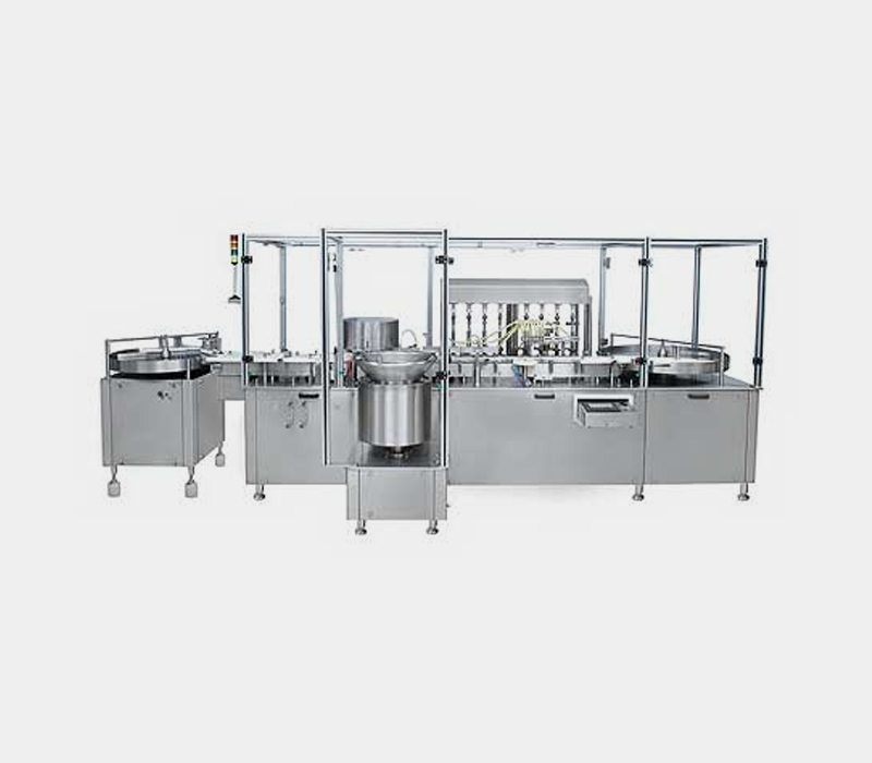 Automatic Servo-Based Vial Filling & Rubber Stoppering
